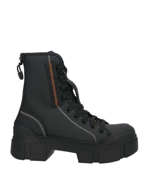 Vic Matié Black Ankle Boots Leather