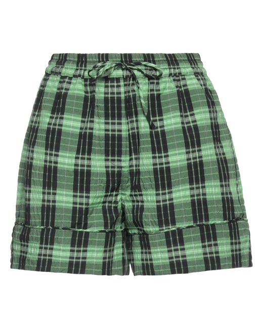 Ganni Green Shorts & Bermuda Shorts
