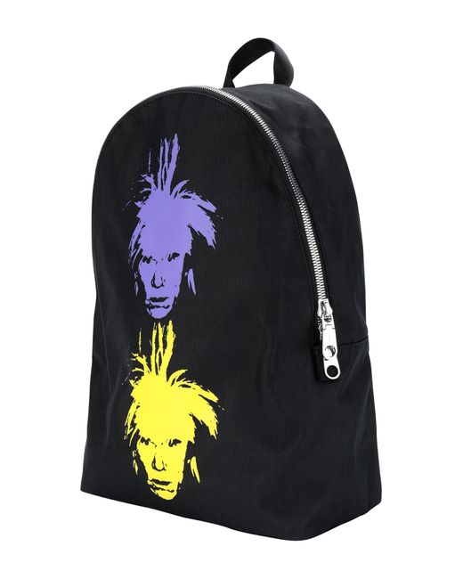 CALVIN KLEIN x ANDY WARHOL Black Backpacks & Bum Bags