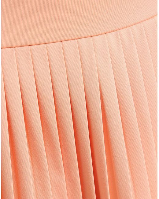 Pinko Pink Coral Mini Skirt Polyester
