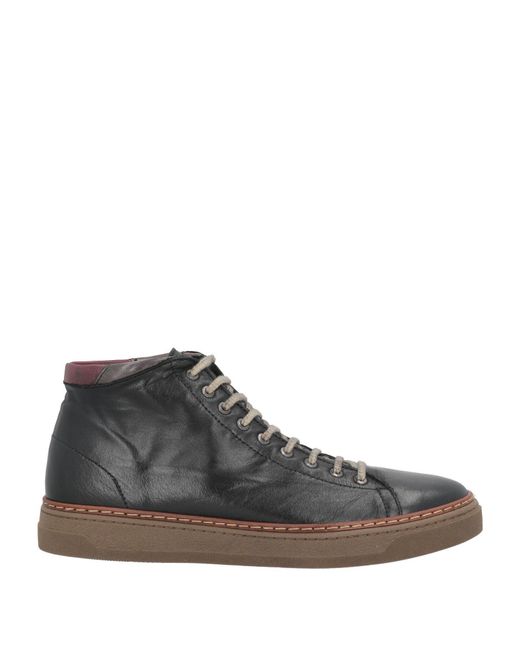 Exton Brown Sneakers Leather for men