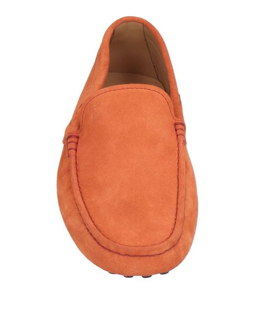 Tod's Orange Loafers for men