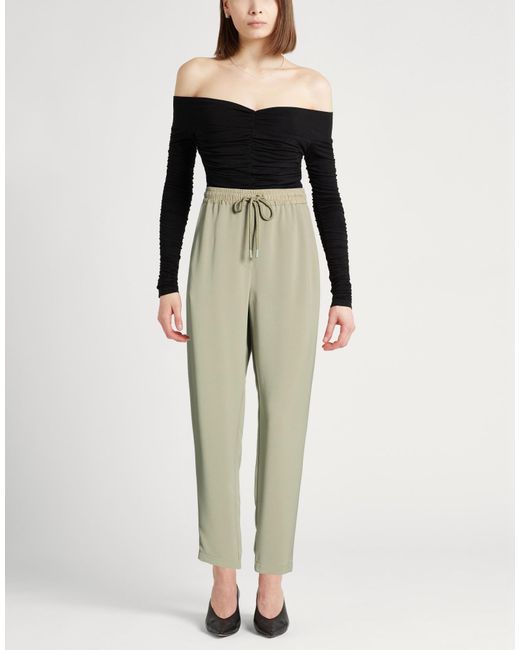 Marella Natural Monochrome Pants Triacetate, Polyester