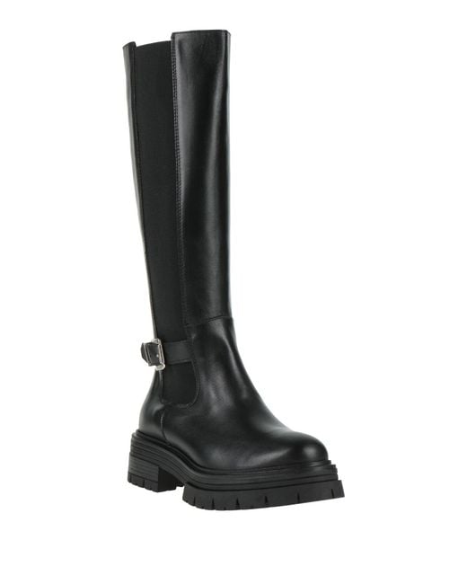 CHAMP DE FLEURS® Black Boot Calfskin