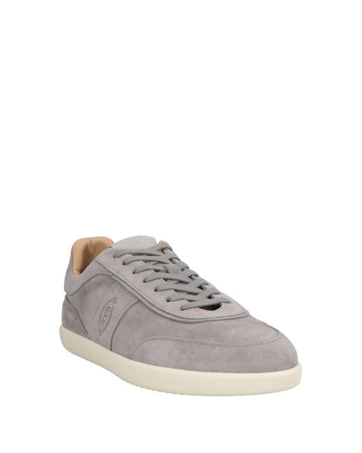 Tod's Gray Sneakers Leather for men