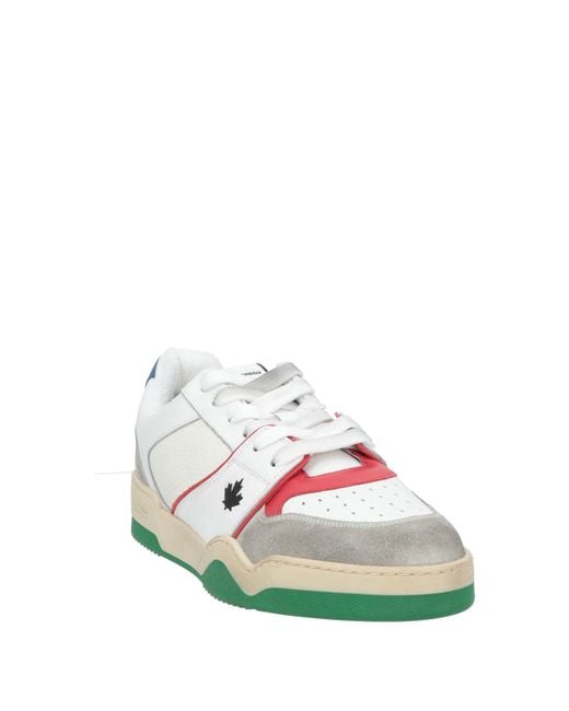 DSquared² White Sneakers Leather for men