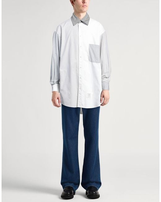 Thom Browne White Shirt Cotton for men