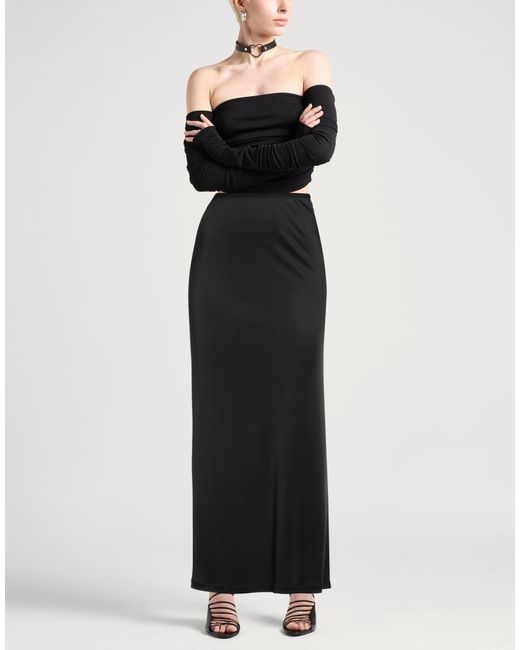 Helmut Lang Black Maxi Skirt