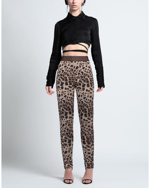 Dolce & Gabbana Natural Leggings