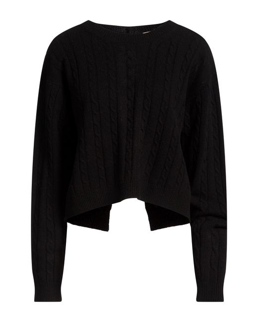 Semicouture Black Sweater Wool, Polyamide