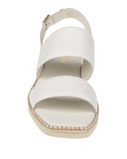 Hogan White Sandals