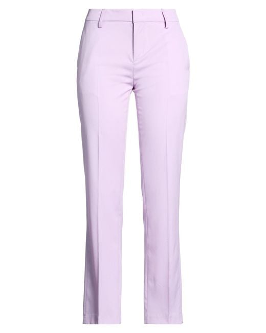 Dondup Purple Pants Virgin Wool, Elastane