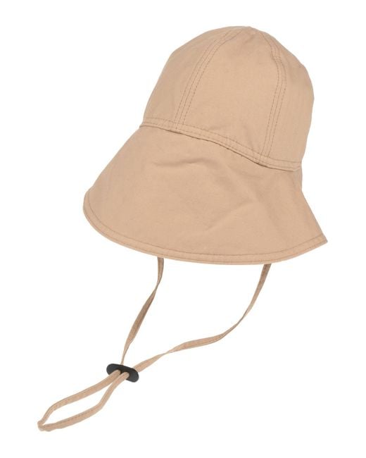 Jil Sander Natural Hat Cotton