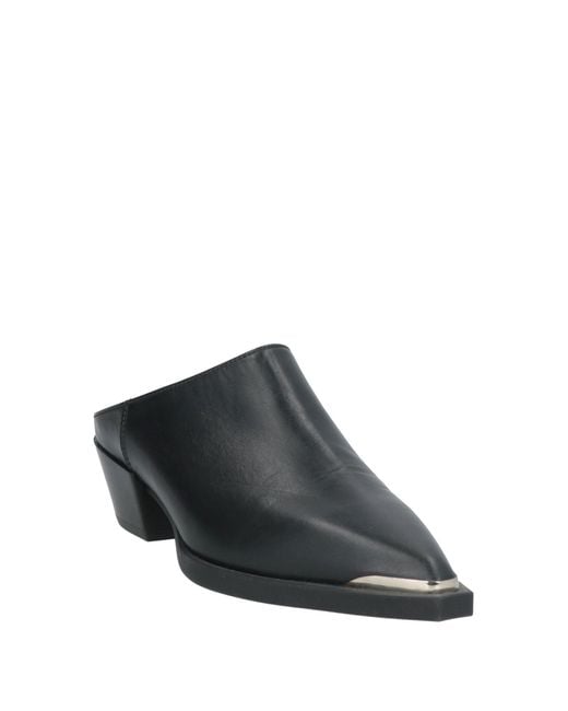 COPENHAGEN Gray Mules & Clogs