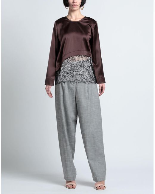 Ganni Brown Top
