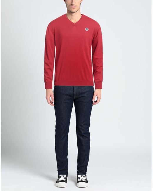 North Sails Red Sweater for men