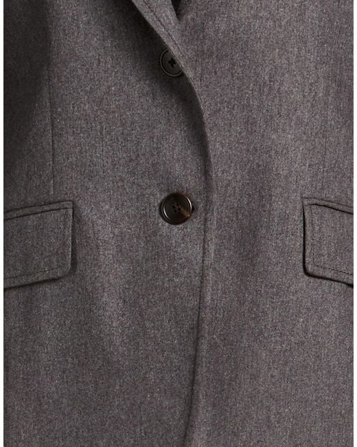 Lardini Black Blazer Wool, Cotton, Elastane