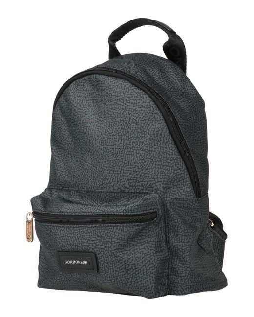 Borbonese Black Rucksack