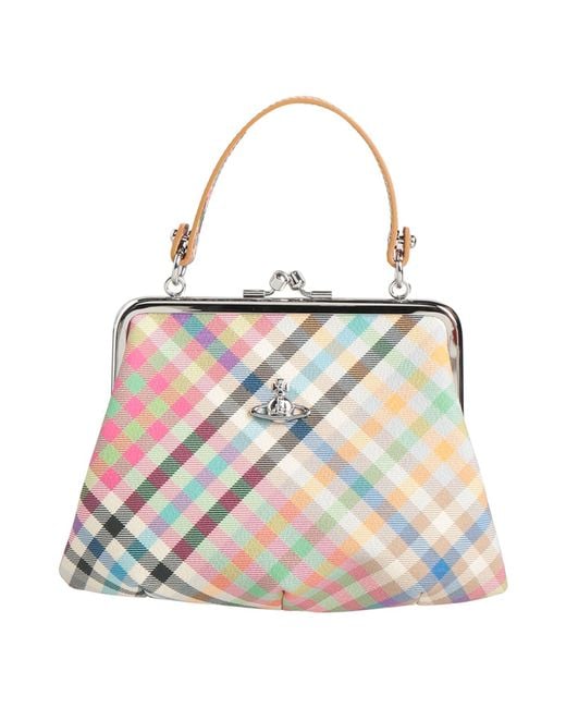 Vivienne Westwood White Handbag Textile Fibers