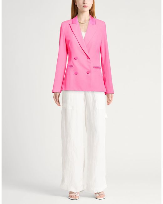 ViCOLO Pink Blazer Polyester, Elastane