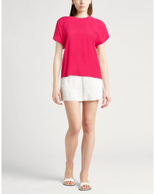 Semicouture Pink Top Acetate, Silk