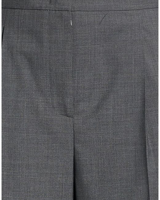 Aspesi Gray Charcoal Pants Virgin Wool, Elastane