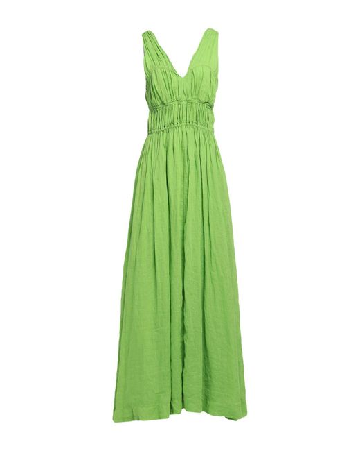 Nude Green Maxi Dress