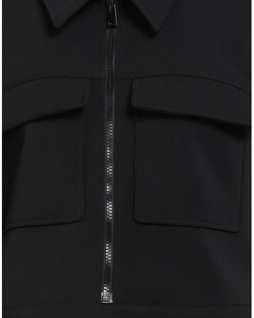 Patrizia Pepe Black Jacket Polyester, Elastane