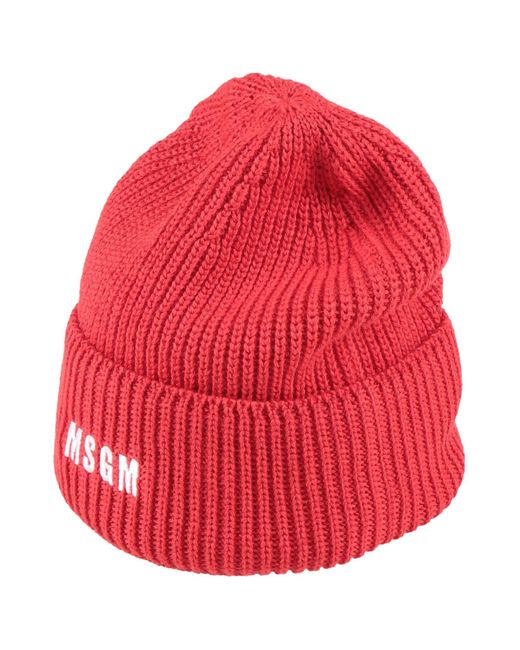 Sombrero MSGM de color Red