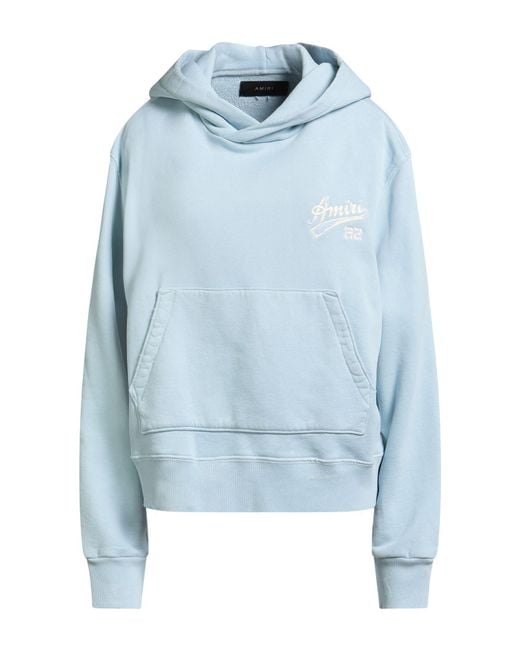Amiri Blue Sweatshirt Cotton