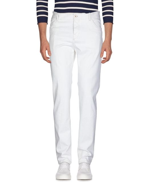 PT Torino White Jeans for men