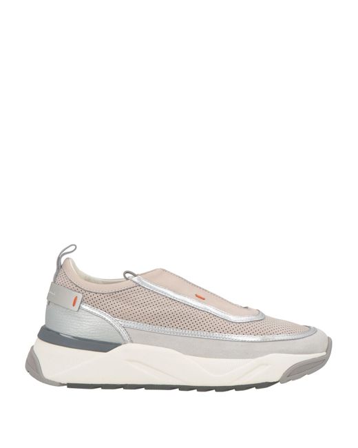 Santoni White Innova By Sneakers Leather