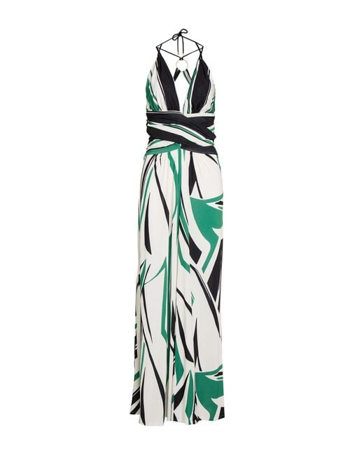 Ba&sh Green Maxi Dress Polyester, Elastane