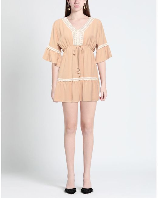Minivestido VANESSA SCOTT de color Natural