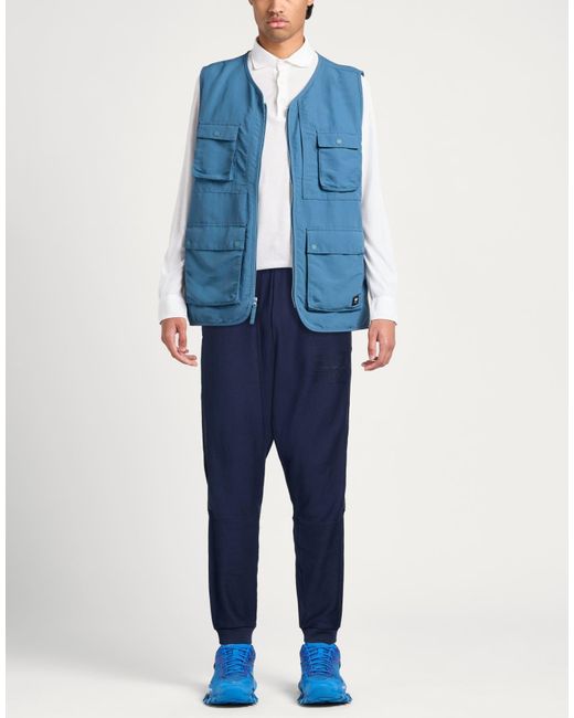 EA7 Blue Pants Cotton for men