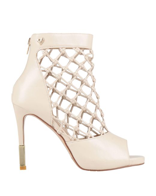 Braccialini Natural Ankle Boots Synthetic Material