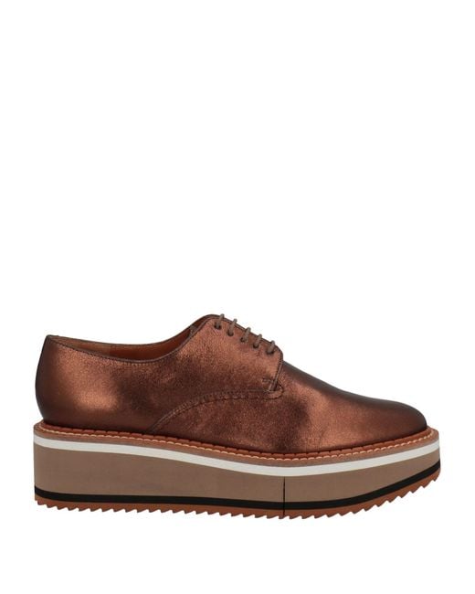 Robert Clergerie Brown Schnürschuh