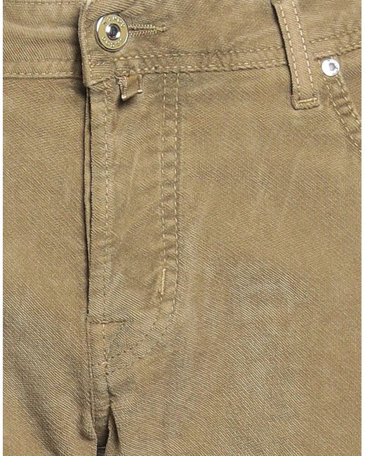 Jacob Cohen Natural Sand Pants Cotton, Elastane, Polyester for men
