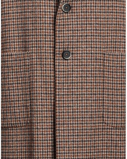 Barena Brown Coat for men