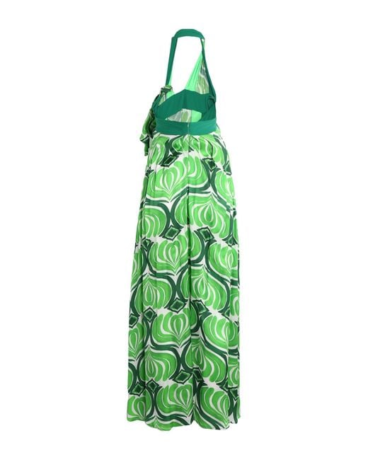 Hanita Green Maxi Dress