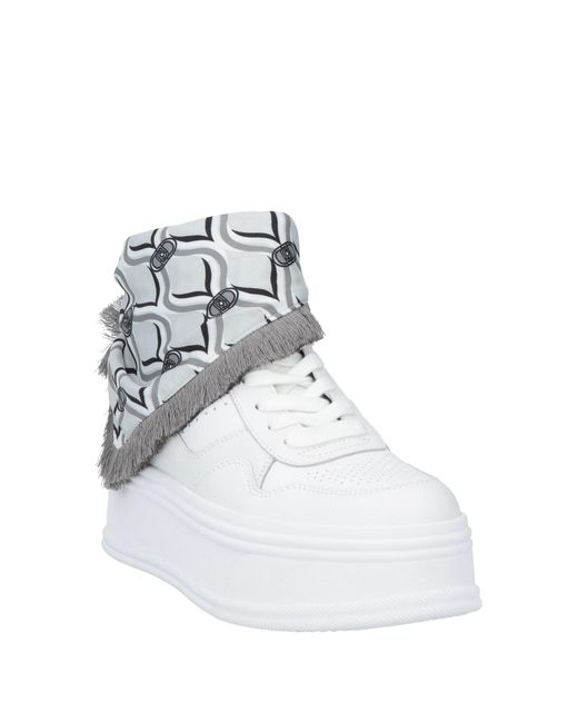 Liu Jo White Sneakers Textile Fibers, Leather