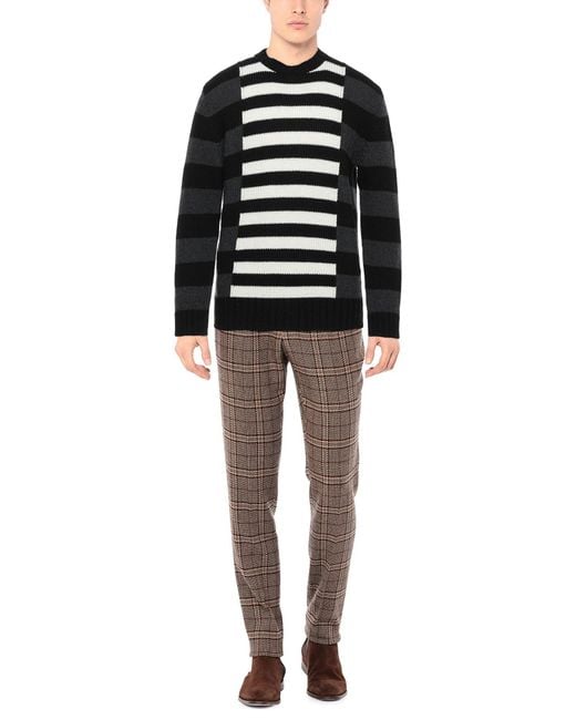 Les Hommes Black Sweater for men