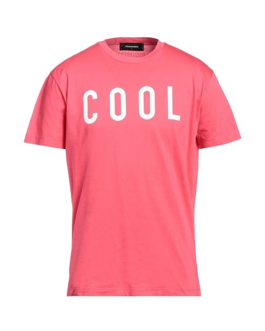 Camiseta DSquared² de hombre de color Pink