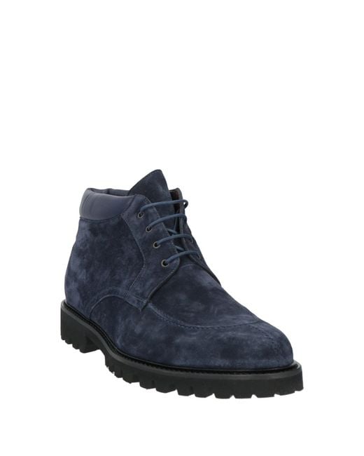 Fratelli Blue Ankle Boots Leather for men