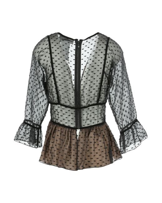 DSquared² Gray Top Silk