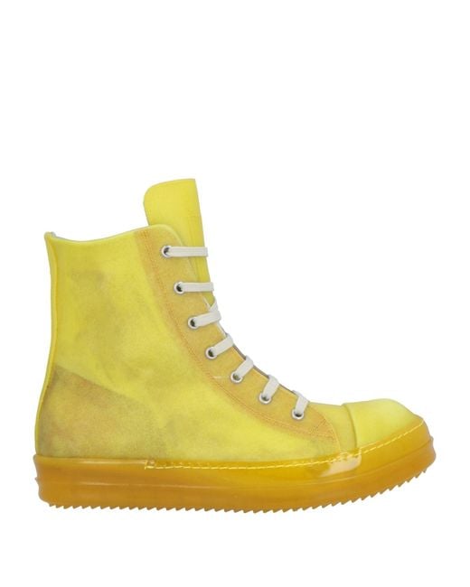 Rick Owens Yellow Trainers for men