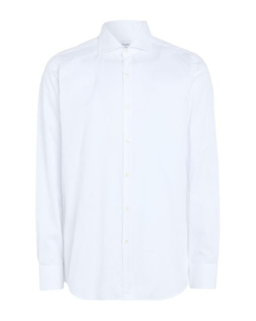 Bagutta White Shirt Cotton for men