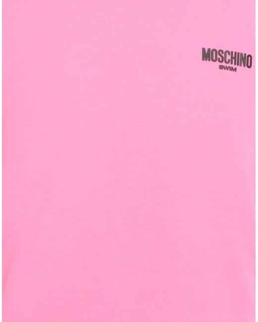 Moschino Pink T-shirt for men