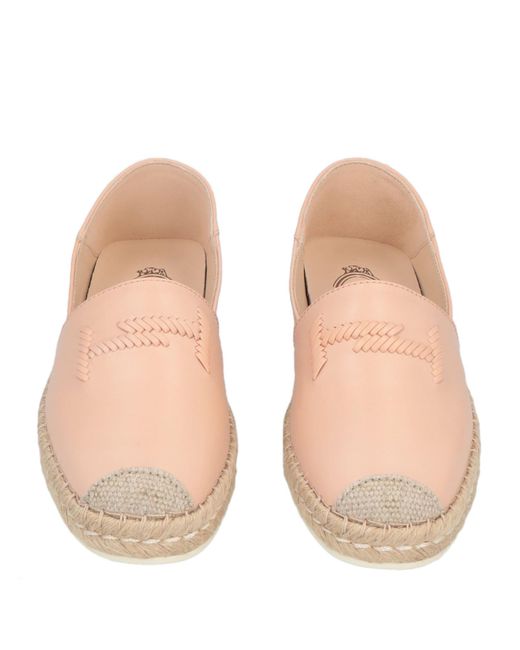 Tod's Pink Espadrilles
