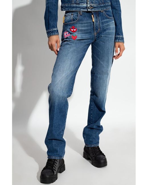 Pantalon en jean DSquared² en coloris Blue